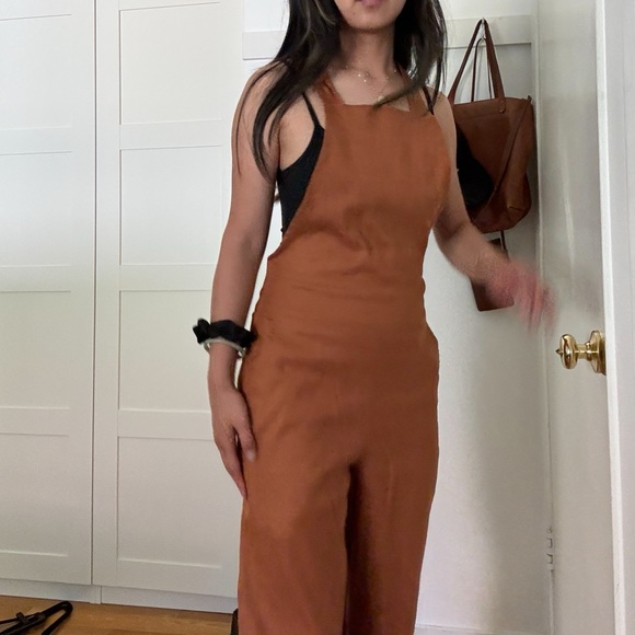 Halter Top Jumpsuit with Zippered Side Opening - Picture 7 of 12